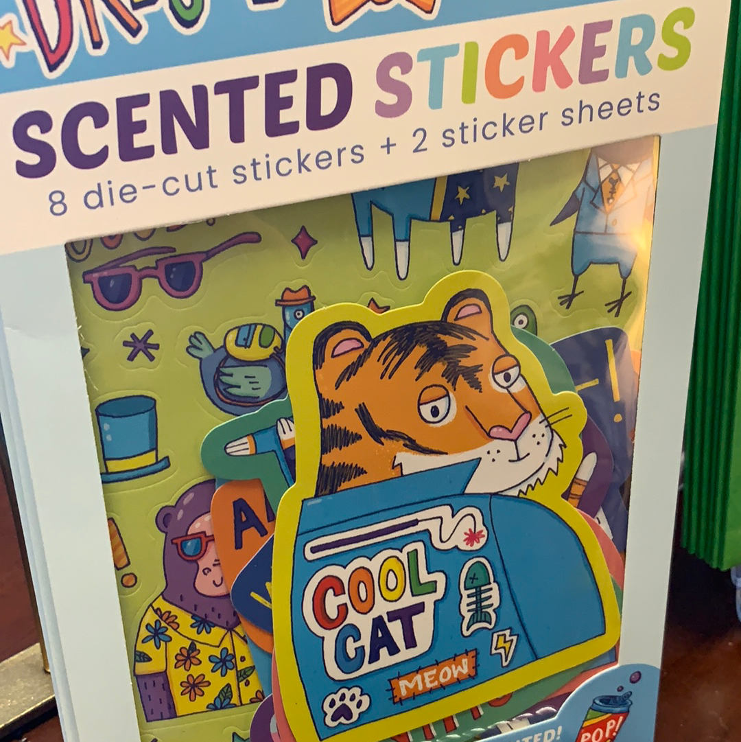 Scented Cool Cat Stickers