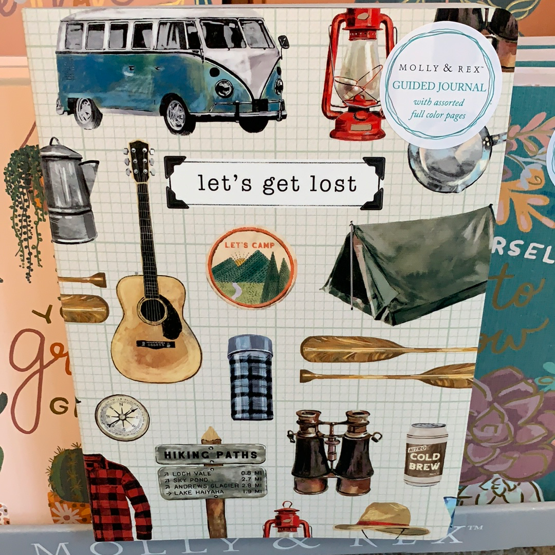 Let’s get Lost Camping notebook