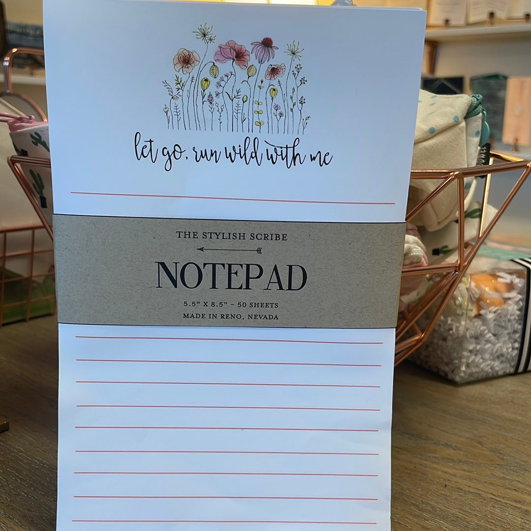 Wildflower Notepad