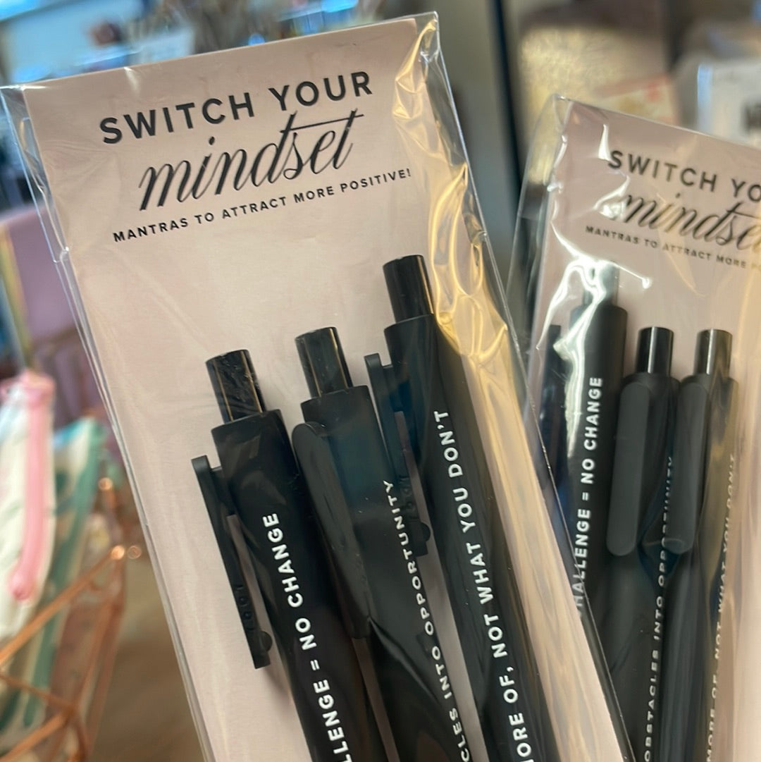 Switch your mindset pen set