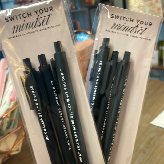 Switch your mindset pen set