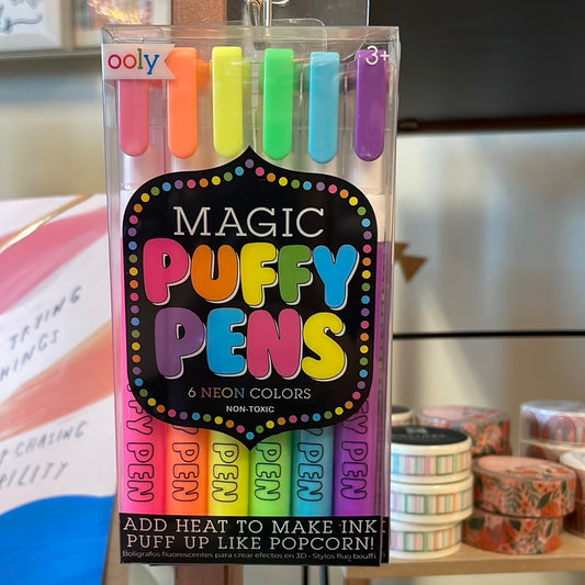 MAGIC PUFFY PENS (Popcorn Pen Re-Test)- Does This Thing Really
