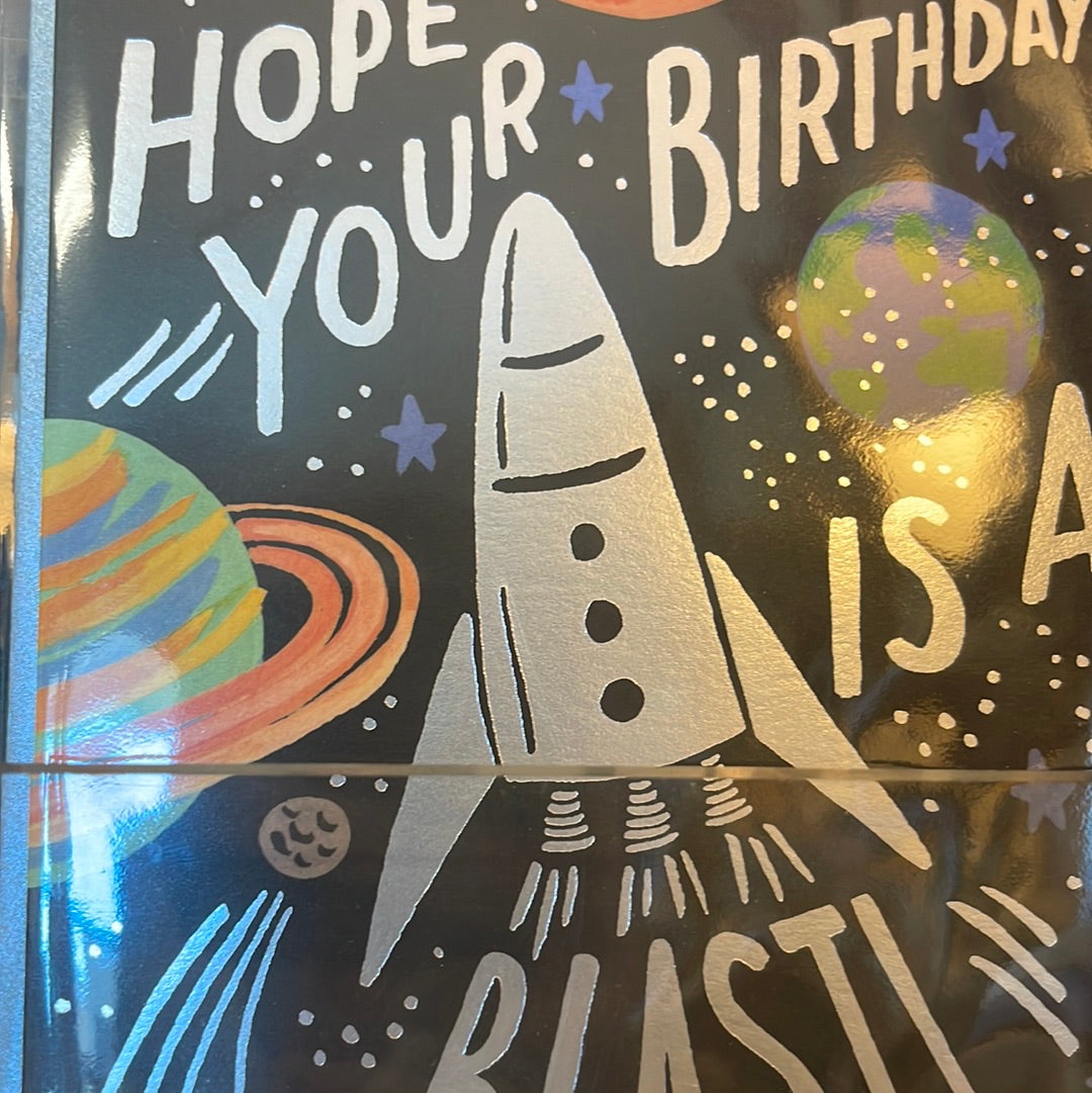Hope your birthday is a blast card