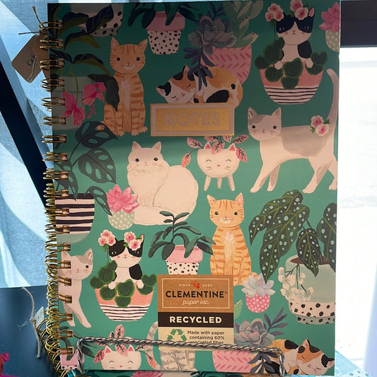 Cat hardcover notebook