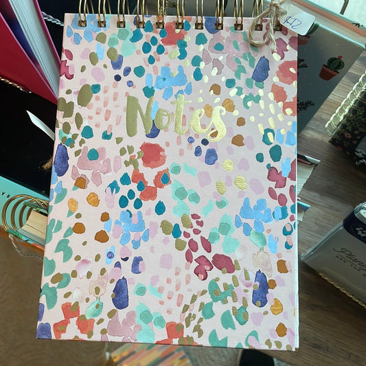 Splatter Dots Hardcover Notebook