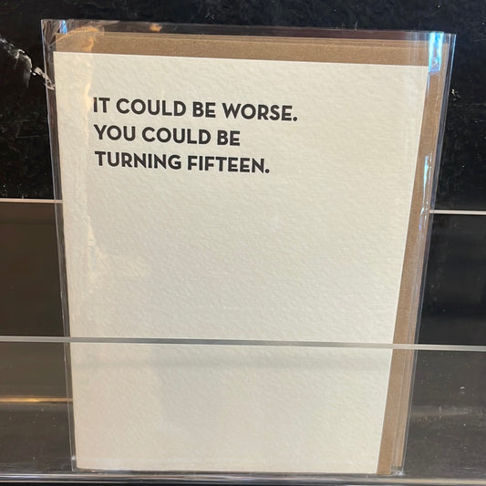 Could be turning 15 birthday card