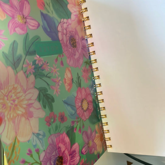 Vellum floral cover Notebook