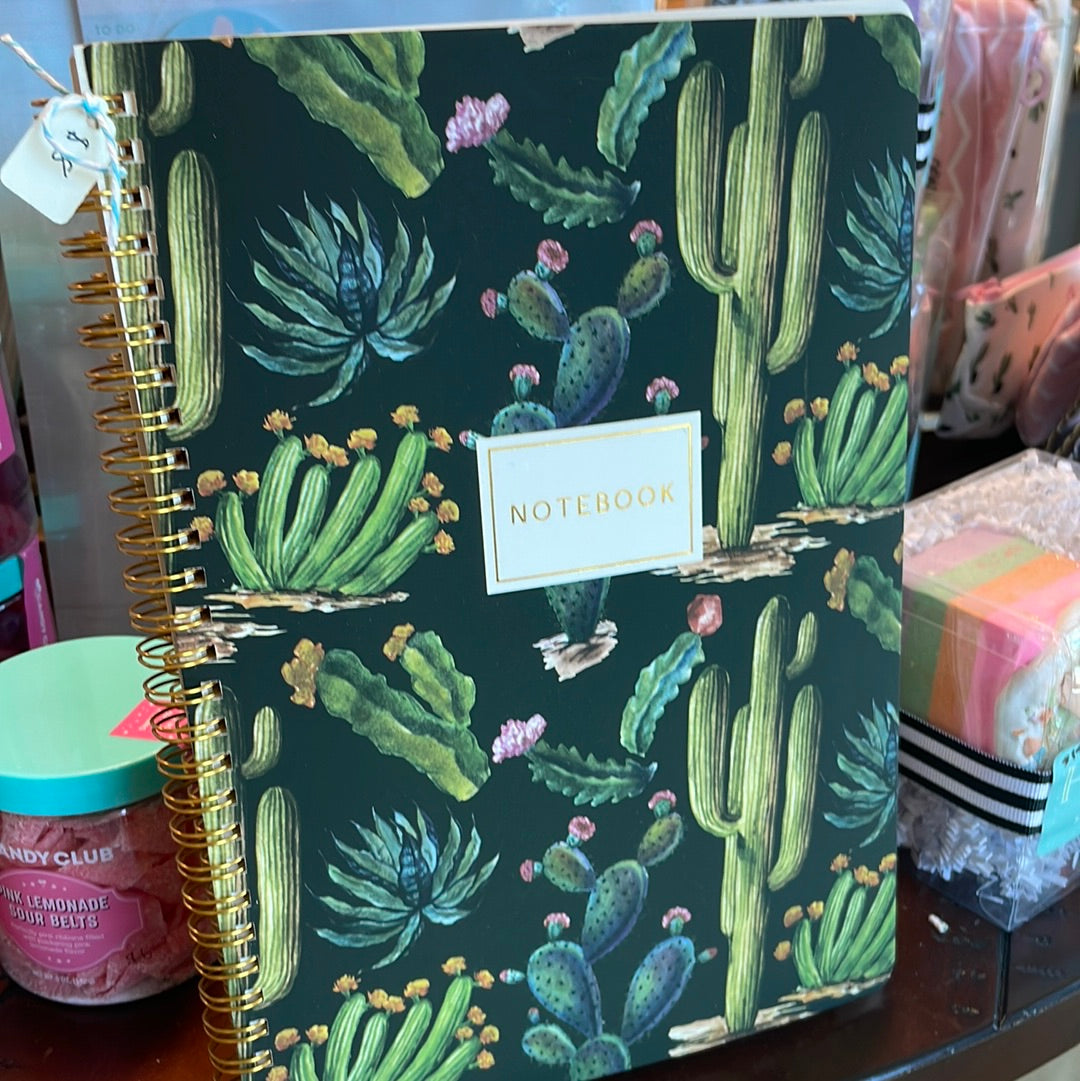 Cactus spiral notebook