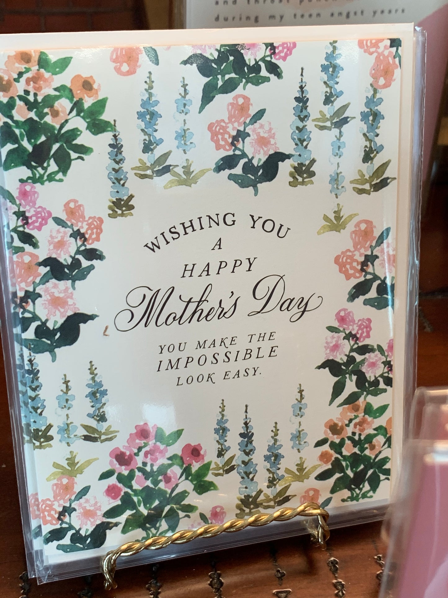Floral Mother’s day card