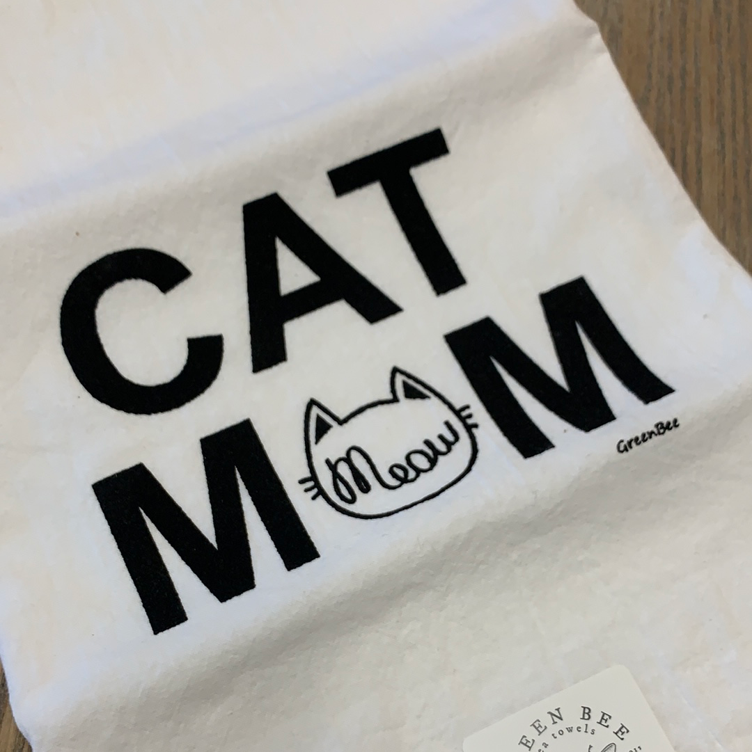 Cat Mom Towel
