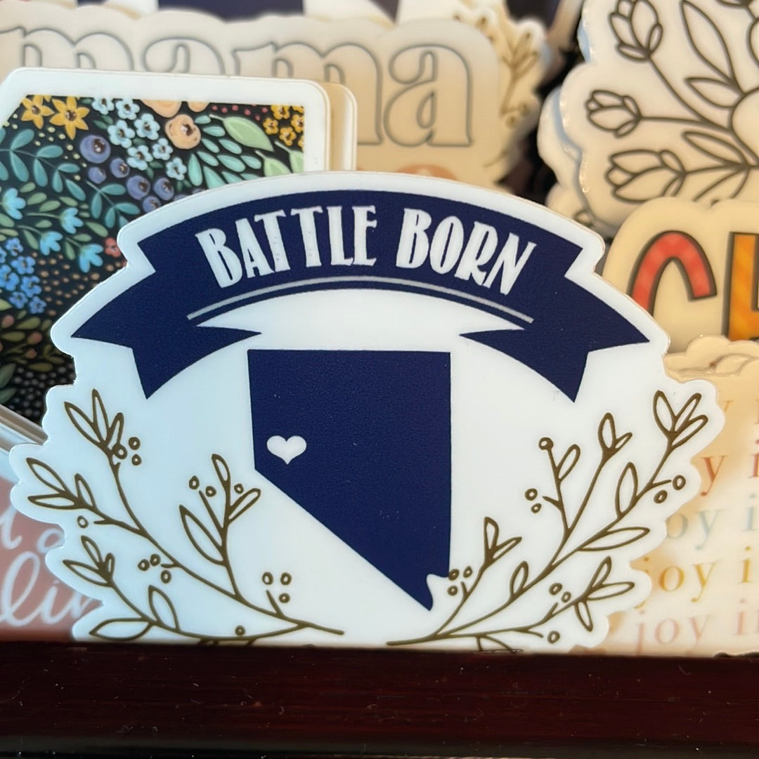 Battle Born sticker