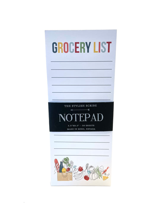 Modern Market / Grocery Notepad