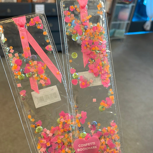 Confetti bookmarks