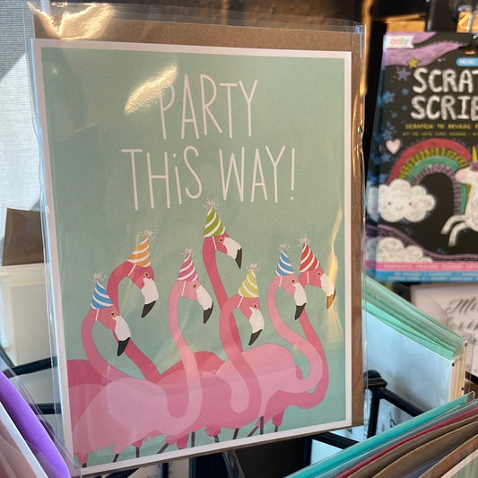 Flamingo party this way