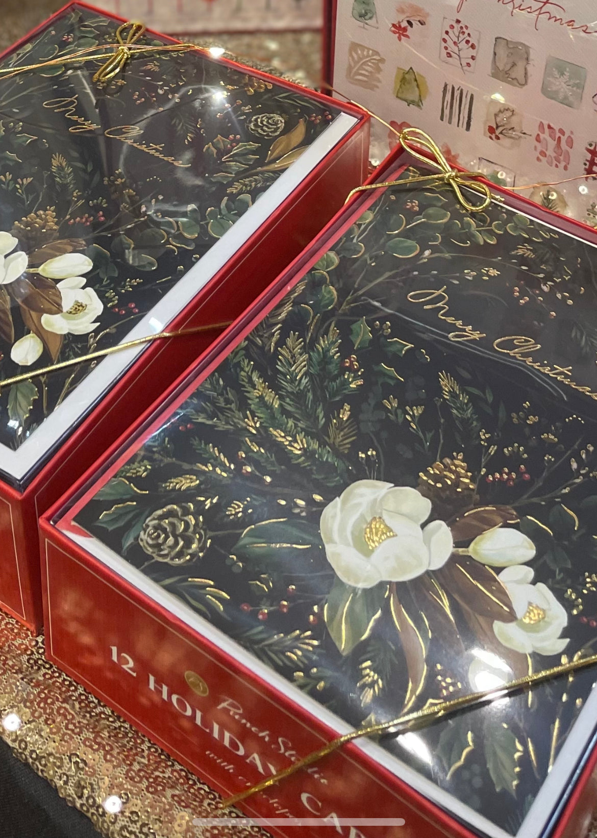Magnolia Boxed Holiday cards