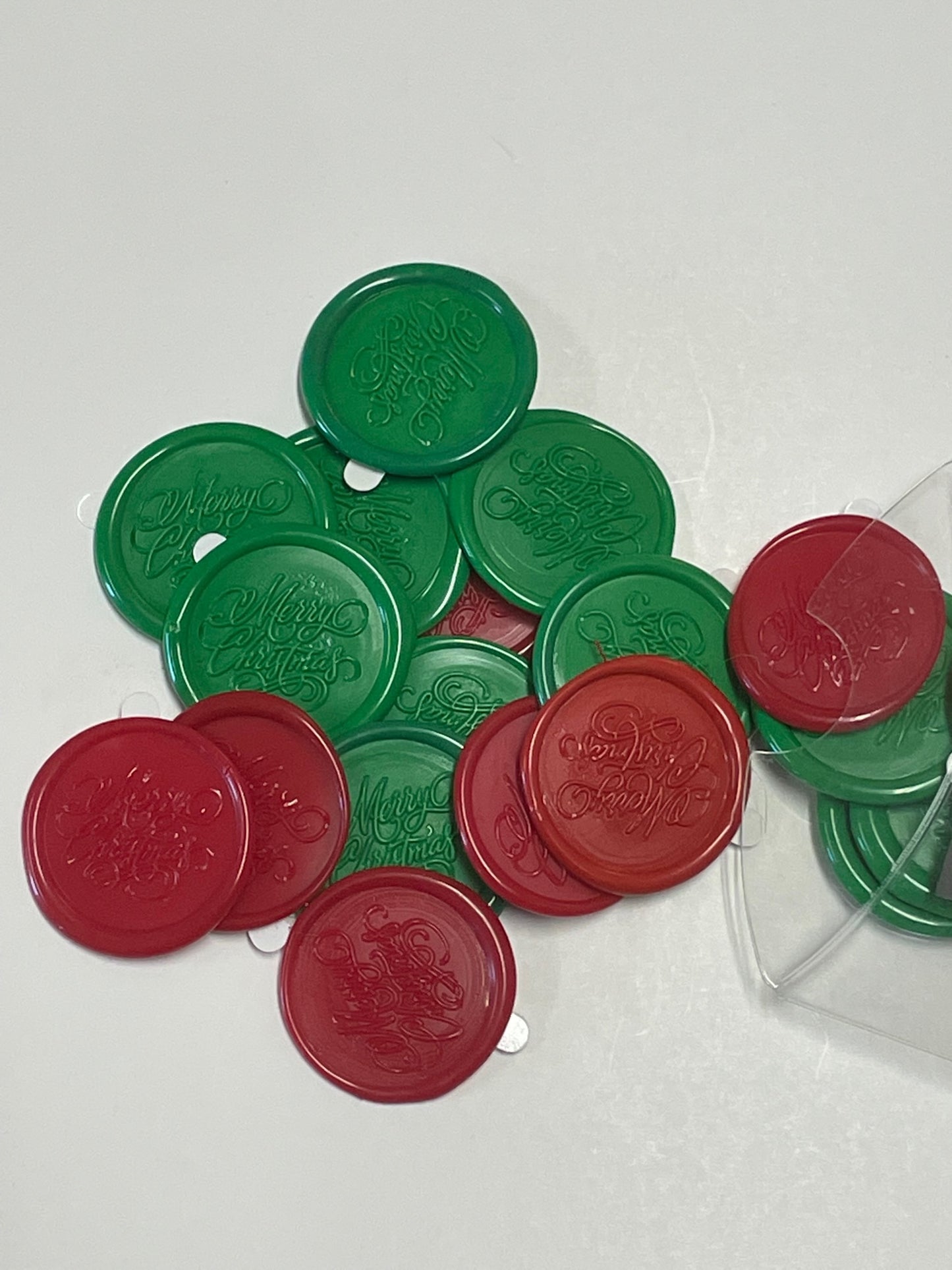 Merry Christmas Wax Seal Stickers