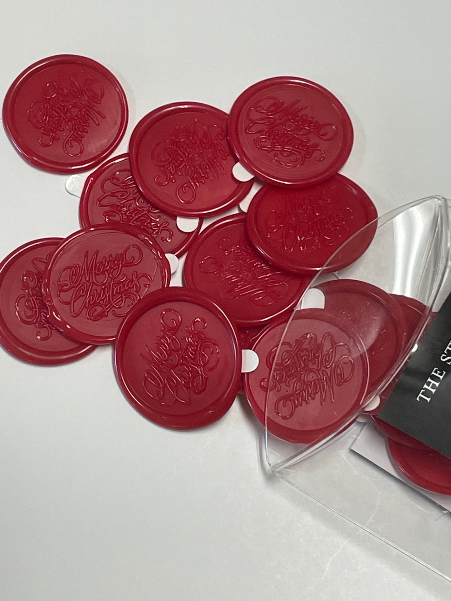 Merry Christmas Wax Seal Stickers