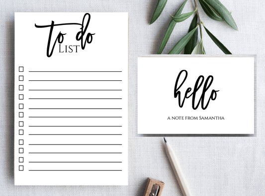 To Do List Stationery Set